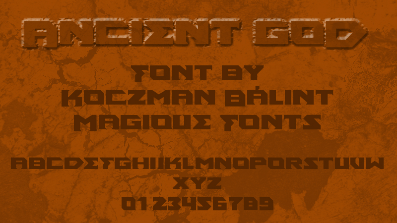 Ancient God Font