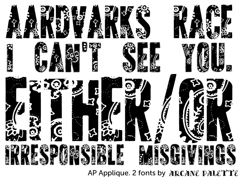 AP Applique Font