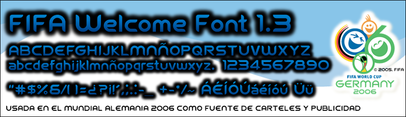 FIFA Welcome Font