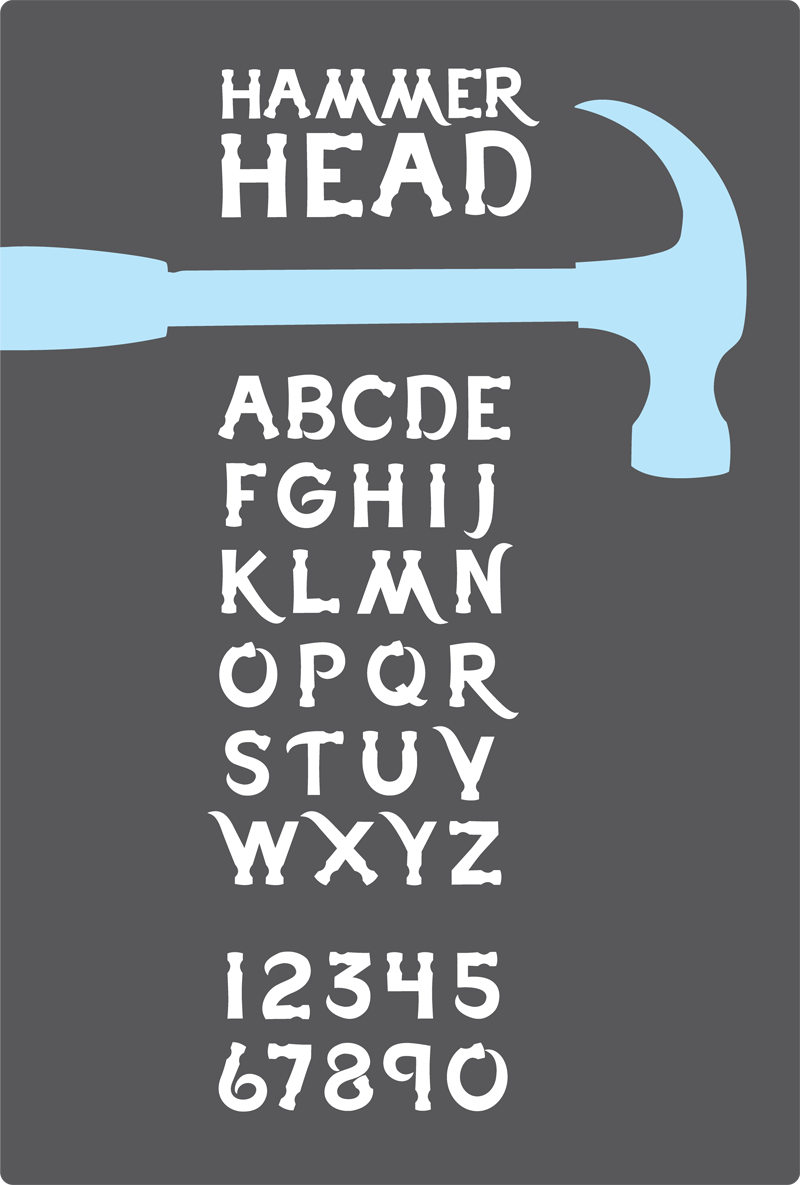 Hammer Head Font