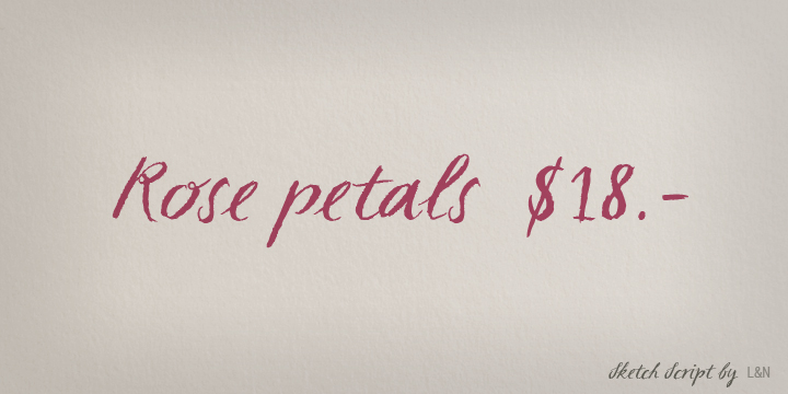 Sketch Script Font