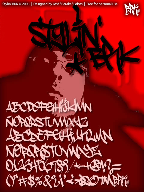 Stylin' BRK Font