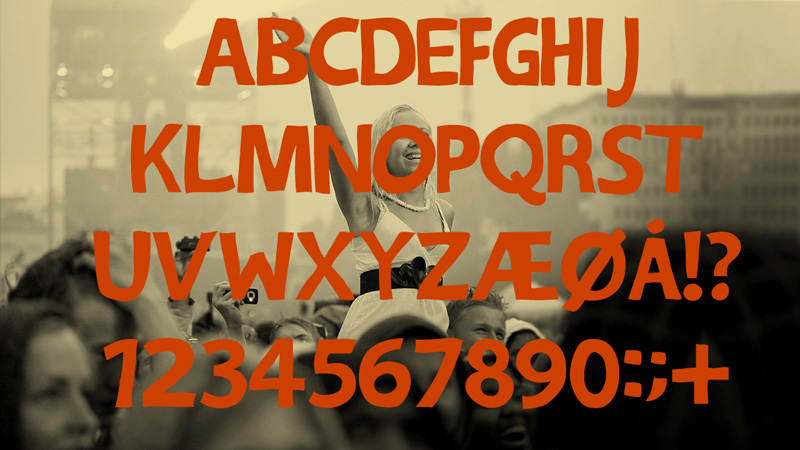 Festival Jomfruer Font