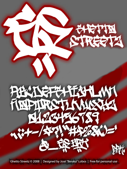 Ghetto Streetz Font