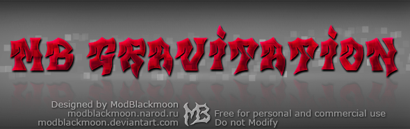 MB Gravitation Font
