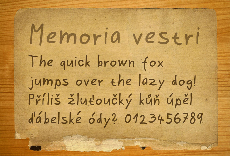 Memoria Vestri Font