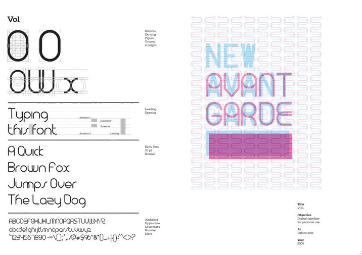 Vol Font