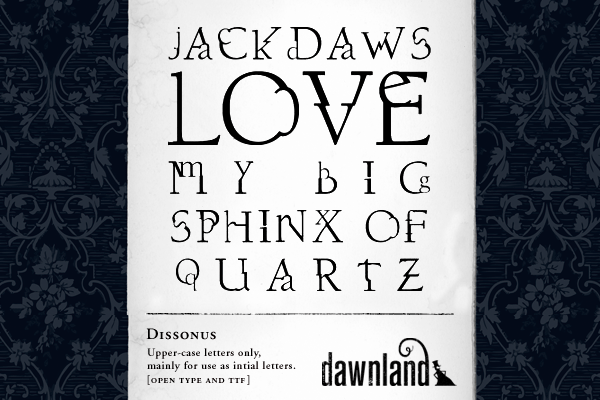 Dissouns Font