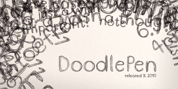 Doodle Pen Limited Font