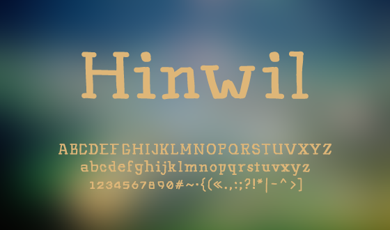 Hinwil Font