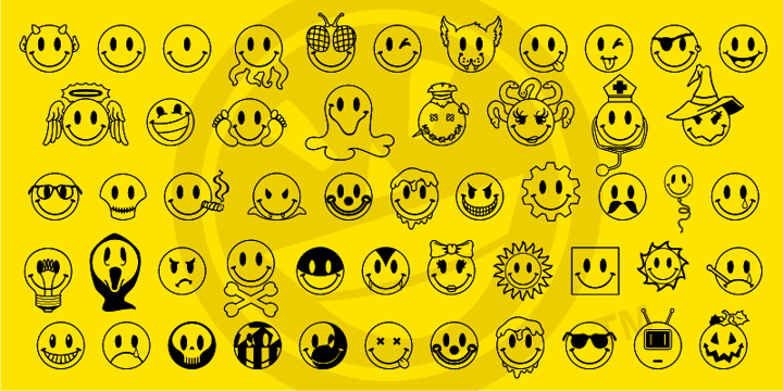 JLS Smiles Sampler Font