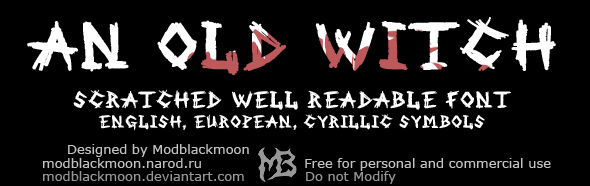 MB An Old Witch Font