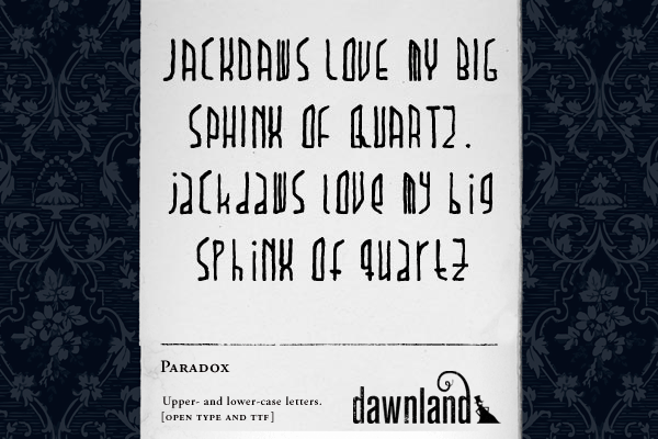Paradox Font