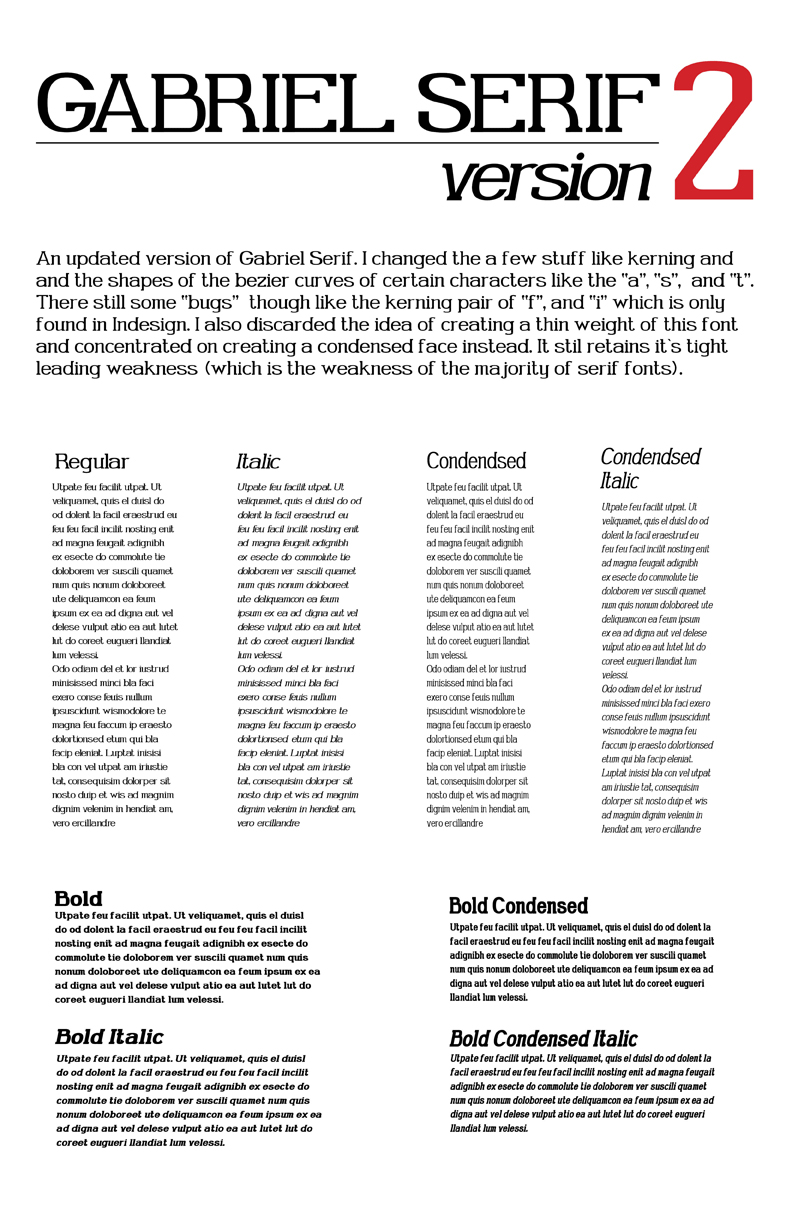 Gabriel Serif Font