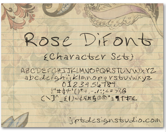 Rose DiFont Font