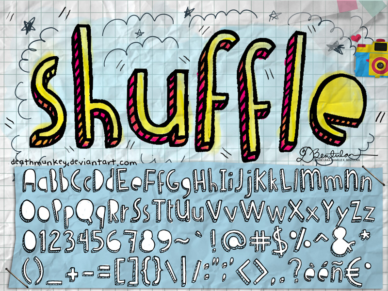 Denne Shuffle Font