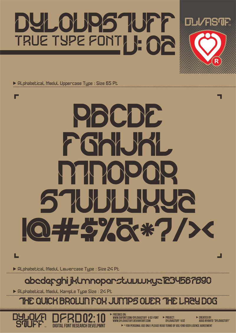 DyLovastuff 02 Font