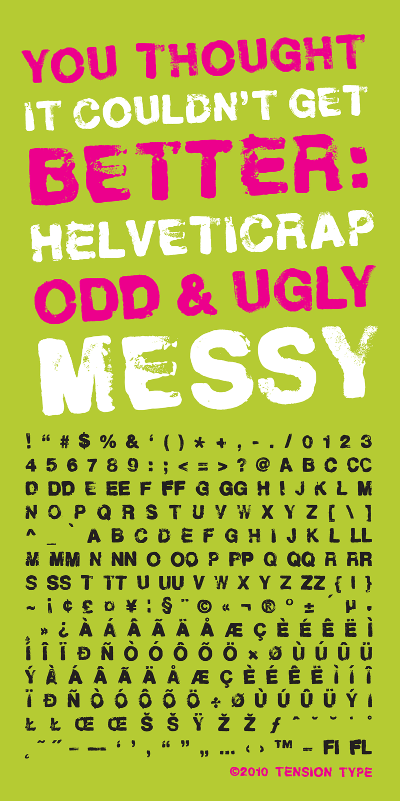 Helveticrap Font