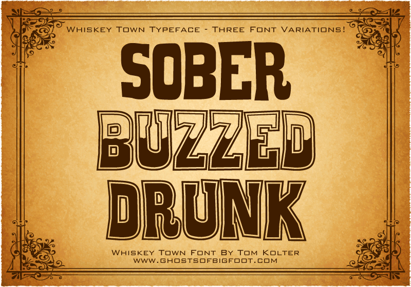 Whiskey Town Font