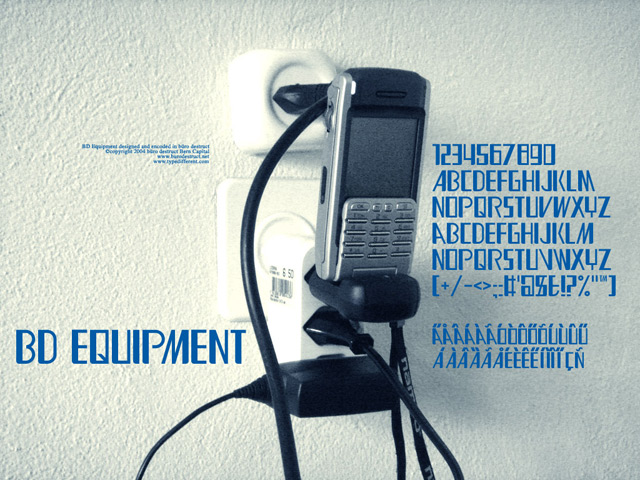 BD Equipment Font