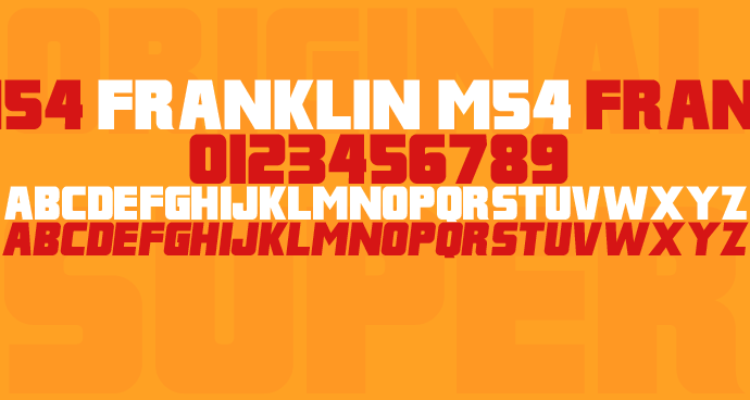 Franklin M54 Font
