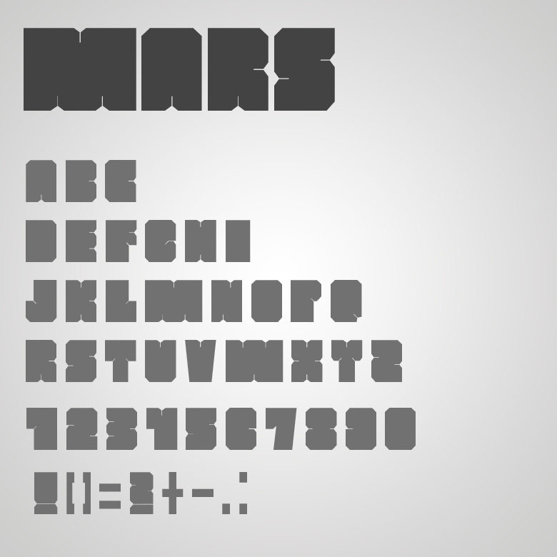 Mars Weltfremd Font