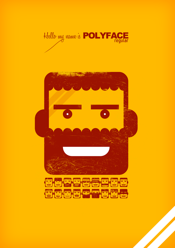 PolyFace Font