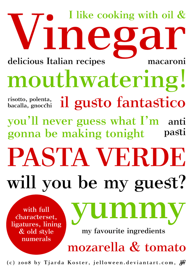 Vinegar Font