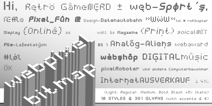 Webpixel Bitmap Font