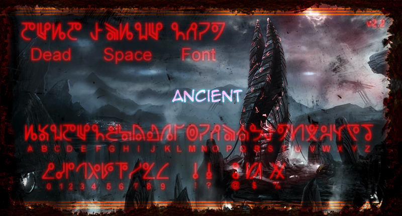 Dead Space Font