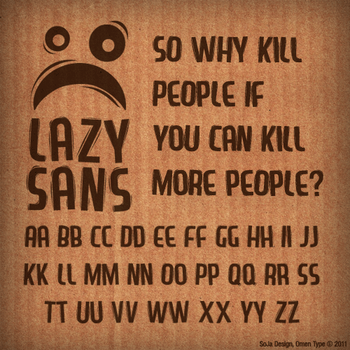 Lazy Sans Font