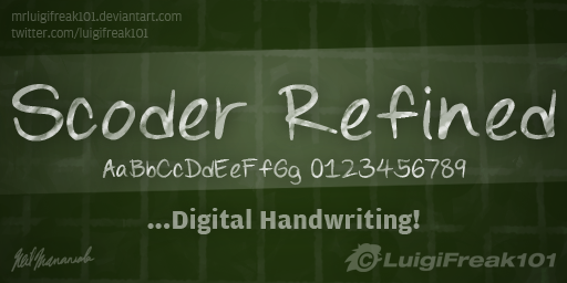 Scoder Refined Font