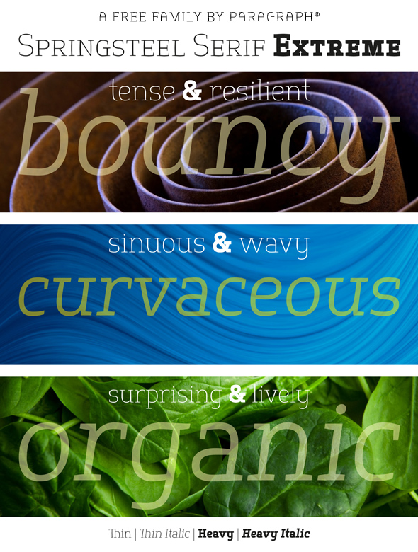 Springsteel Serif Font