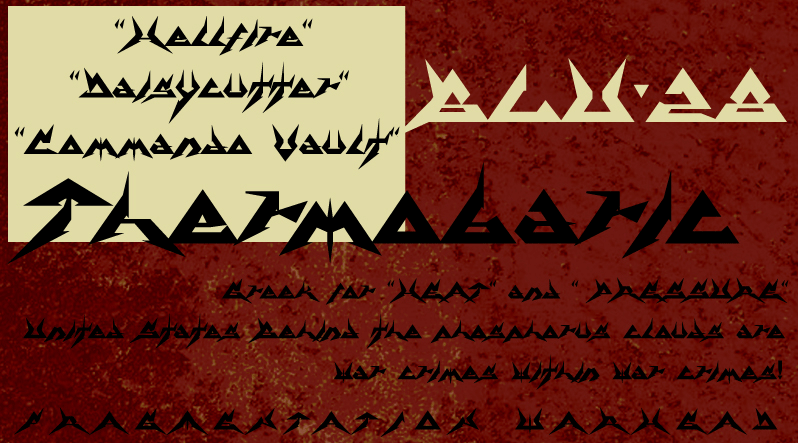 Thermobaric Font
