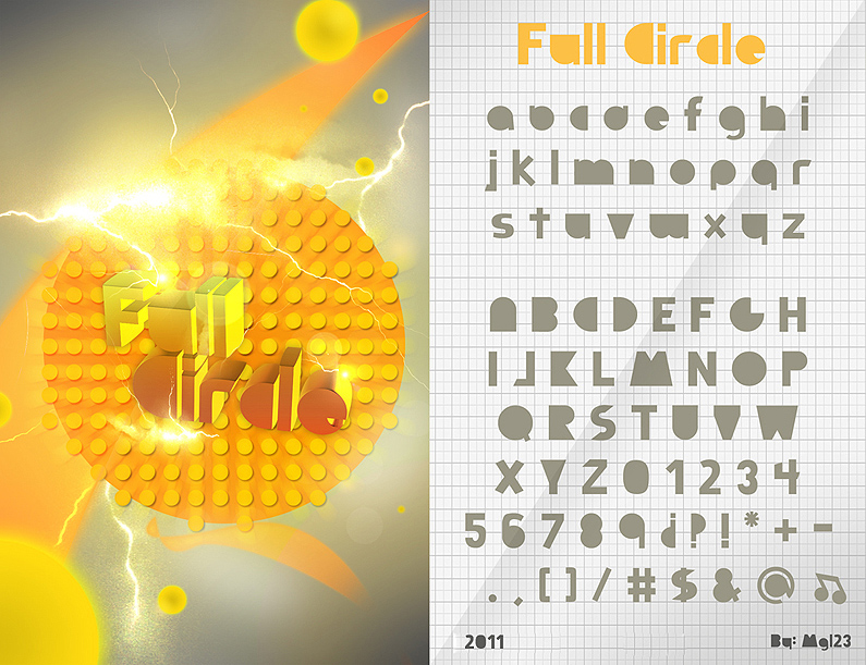 Full Circle Font