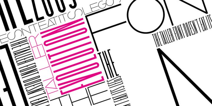 Taller Evolution Font