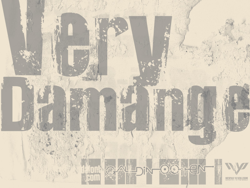Very Damaged Font