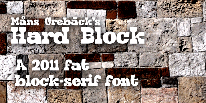 Hard Block Font