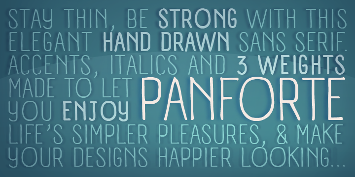 Panforte Font