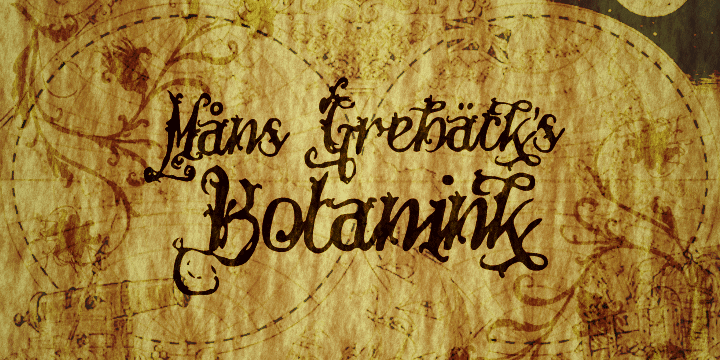Botanink Font
