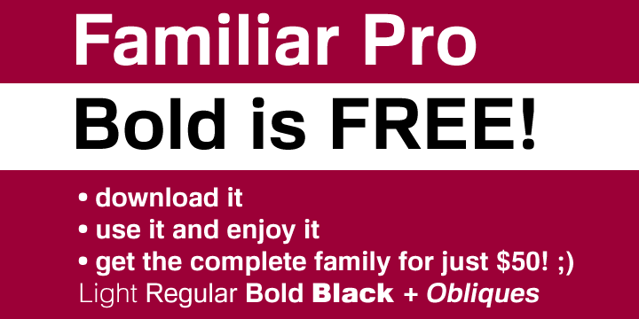 Familiar Pro Font