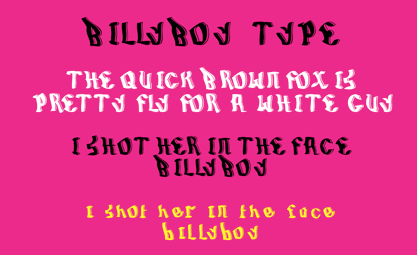 BillyBoy Font