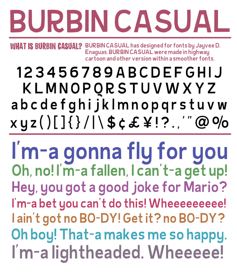 Burbin Casual NC Font