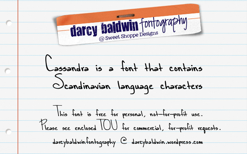 DJB Cassandra Font