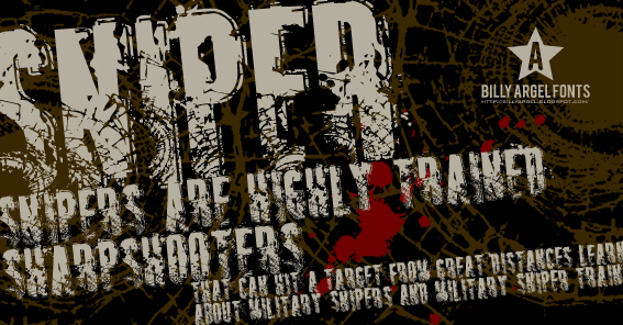 Sniper Font