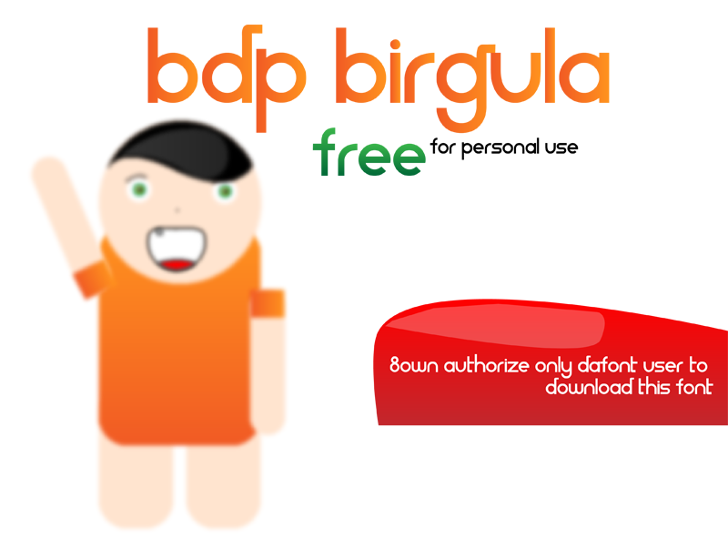 BDP Birgula Font