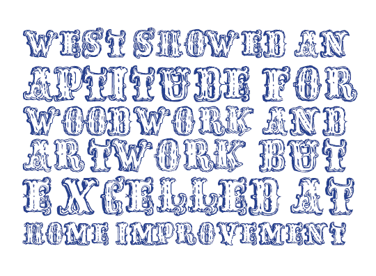 Fred Wild West Font