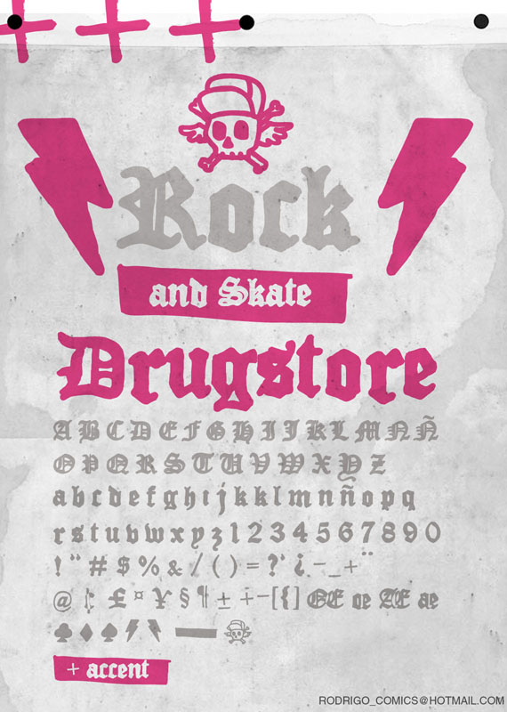 Drugstore Font