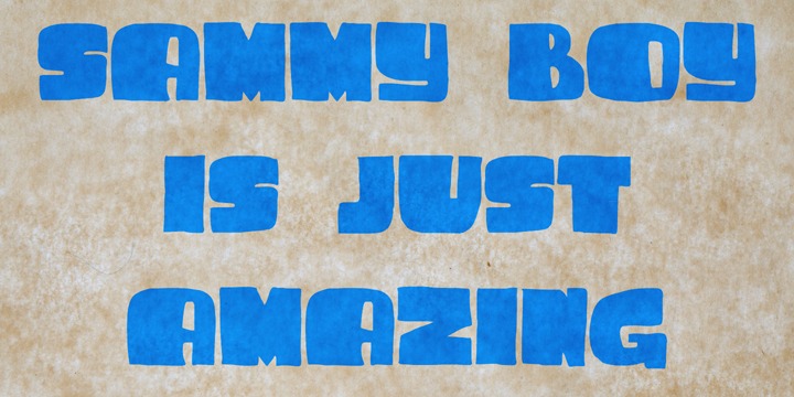 DK Sammy Boy Font