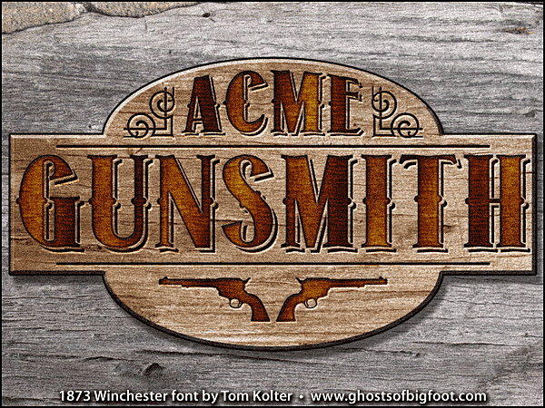 1873 Winchester Font